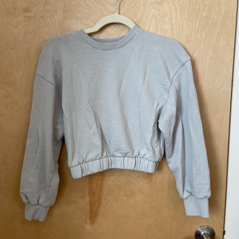 Zara cropped crew neck